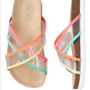 Girls rainbow sandal
